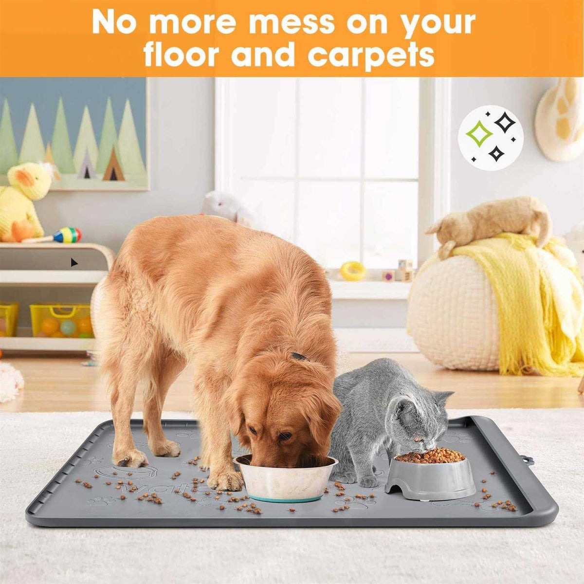 Silicone Dog Food Mat with Pocket O27479