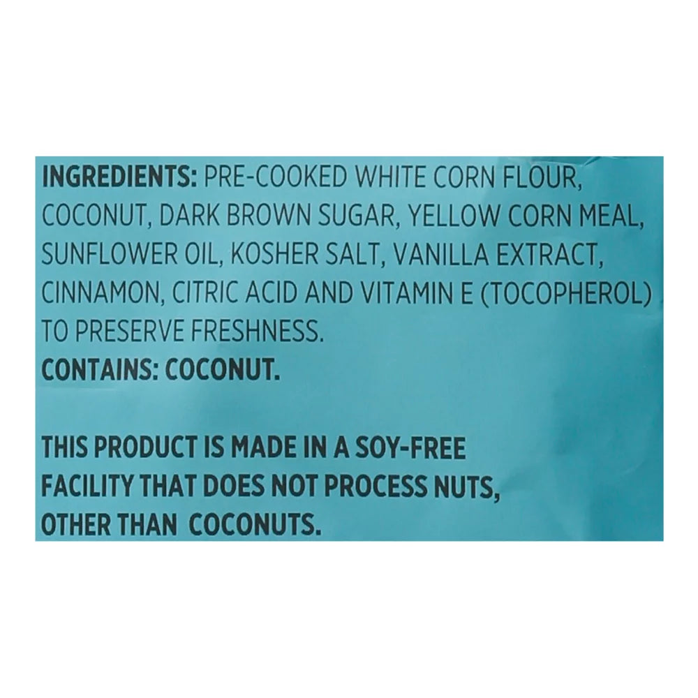 Extra Thin Toasted Corn Crisps Vegan Gluten Free 3 Pack Coconut O18234