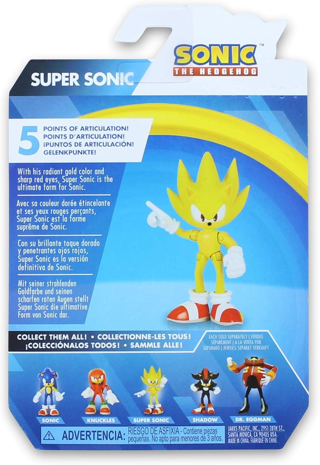 2.5 Inch Super Sonic Action Figure J937