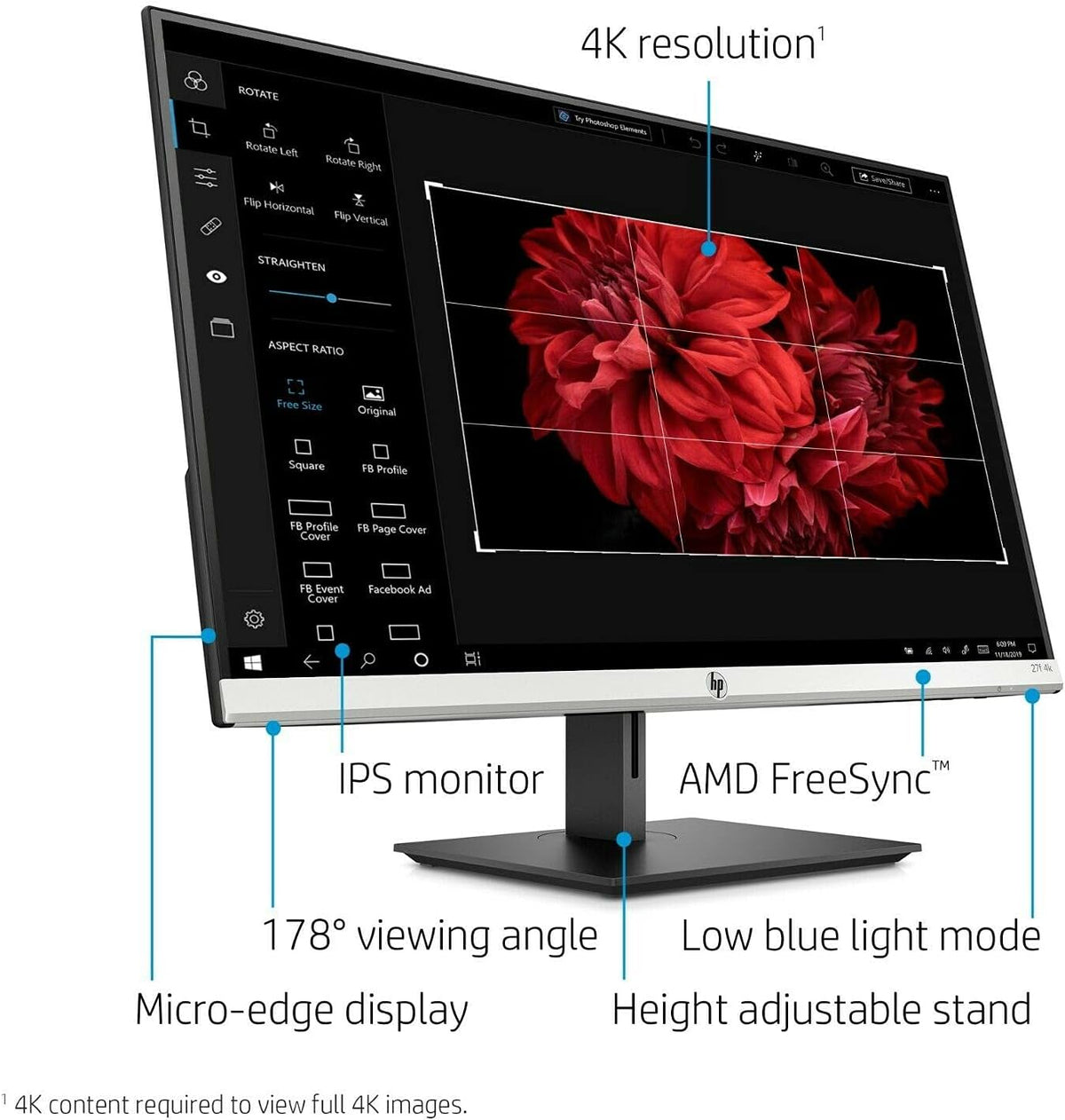 27 UHD 4K IPS Micro-Edge Monitor Y56735