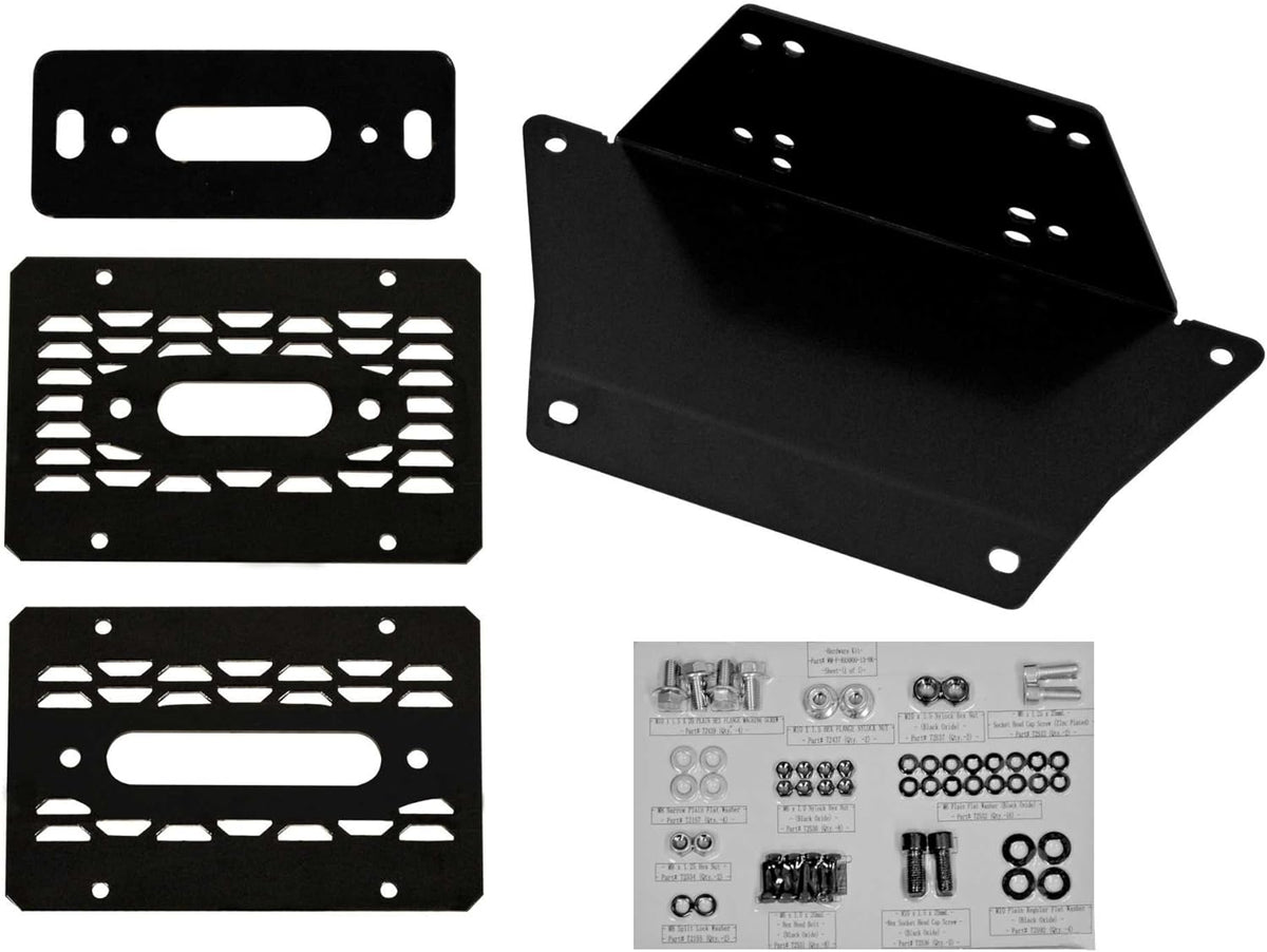 Black Ops 3500 lb Winch with Winch Mounting Plate W1905