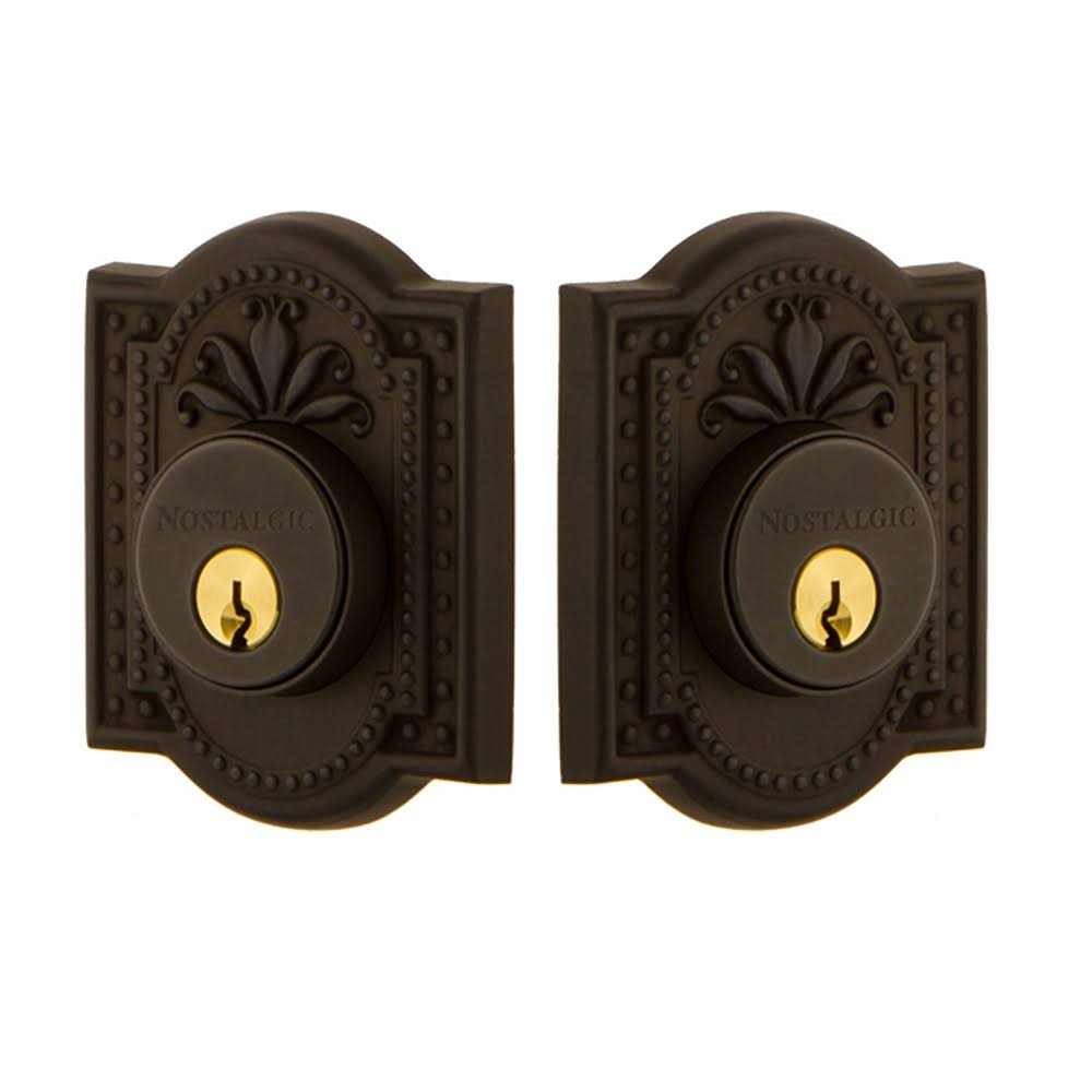 Oil-Rubbed Bronze Solid Brass Double Cylinder Deadbolt L5717
