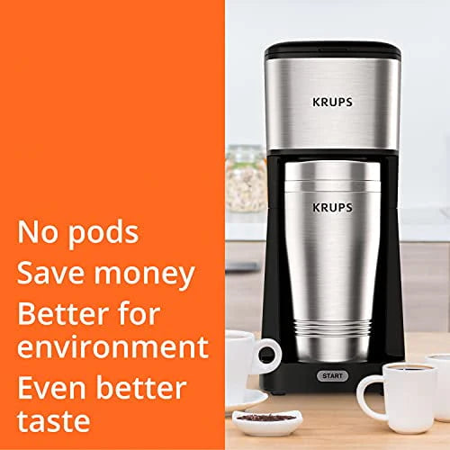 12oz Single Serve Coffee Maker with Travel Tumbler Y148