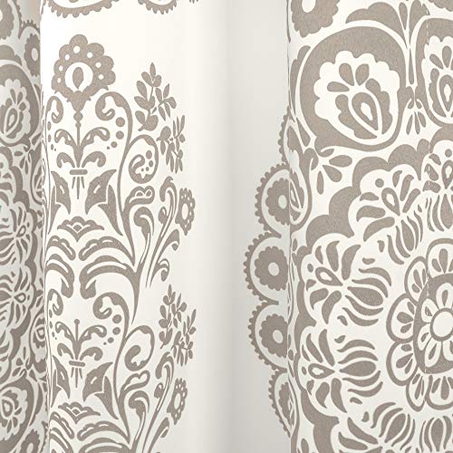 Gray Light Filtering Window Curtain Panel Pair, 84" x 52" M53438