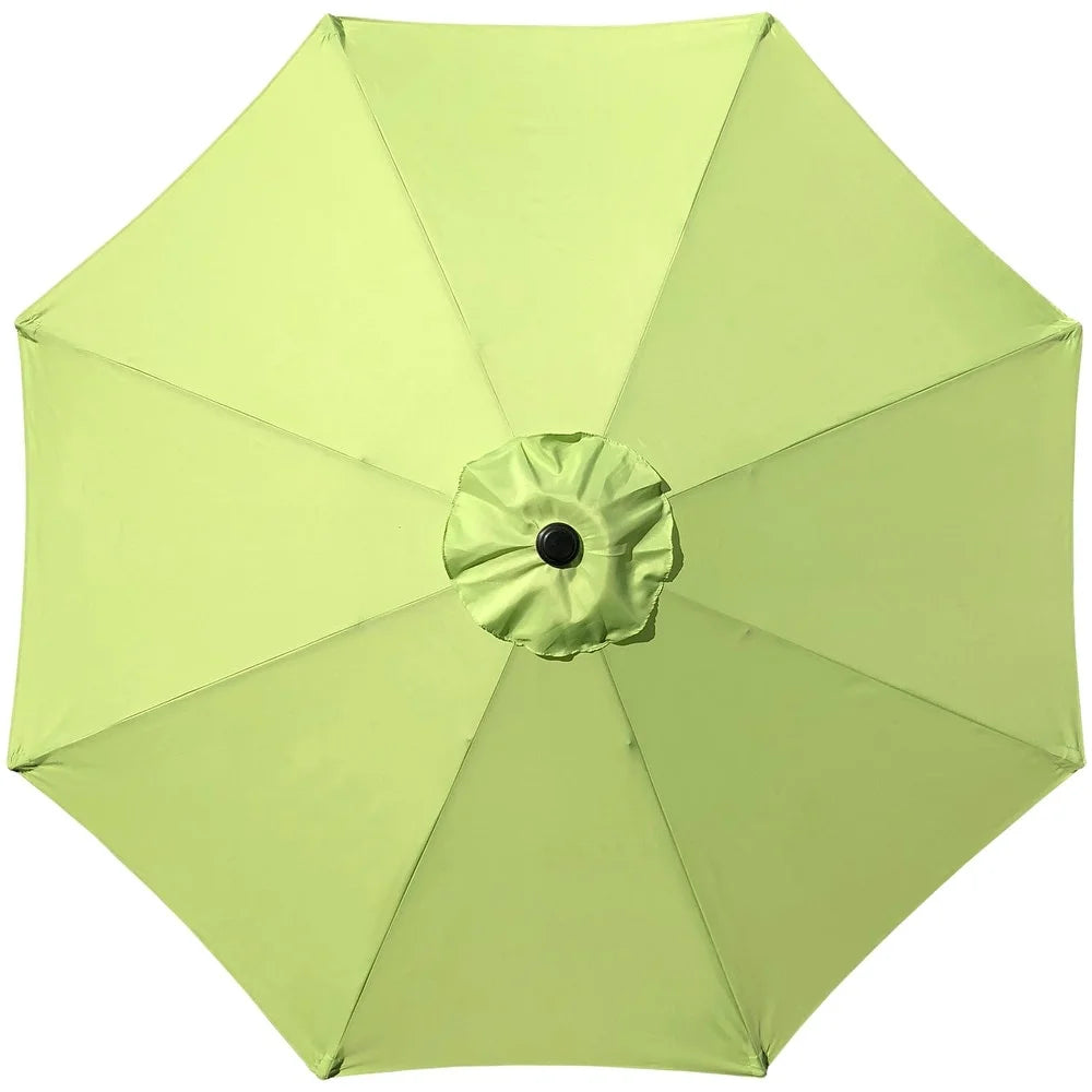 9ft Patio Umbrella with Crank and Tilt Red R10382