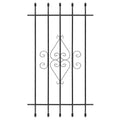 Black 5-Bar Window Guard A626