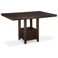 Dark Brown 36" Counter Height Dining Extension Table W330