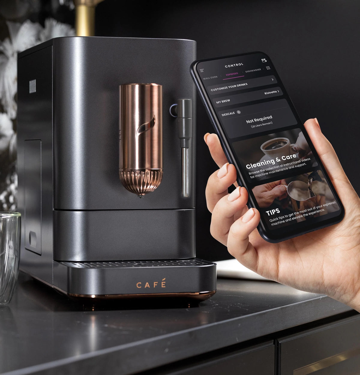 Automatic Espresso Machine with Milk Frother and Bean Grinder O4750