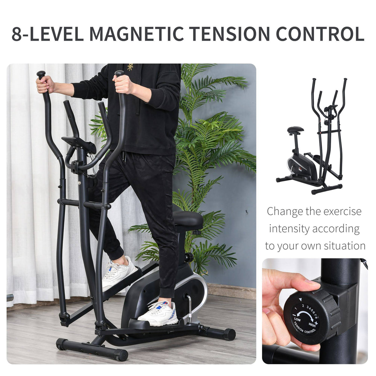 Magnetic Elliptical Cross Trainer Y5109