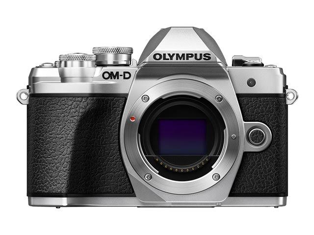 Silver Mirrorless Digital Camera with 14-42mm Lens O348