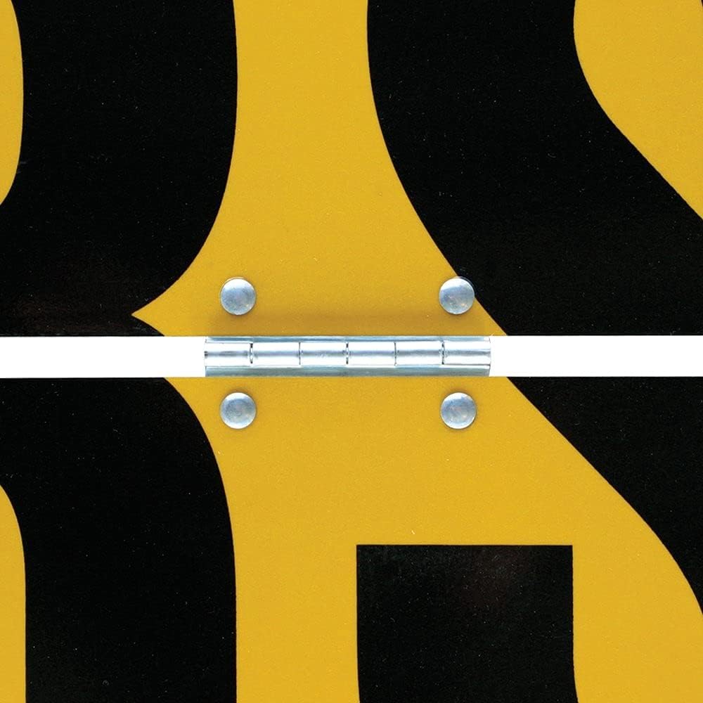 Oversize Load Sign for Escort Vehicles - Hinged Aluminum - 12 Inch x 60 Inch T166272