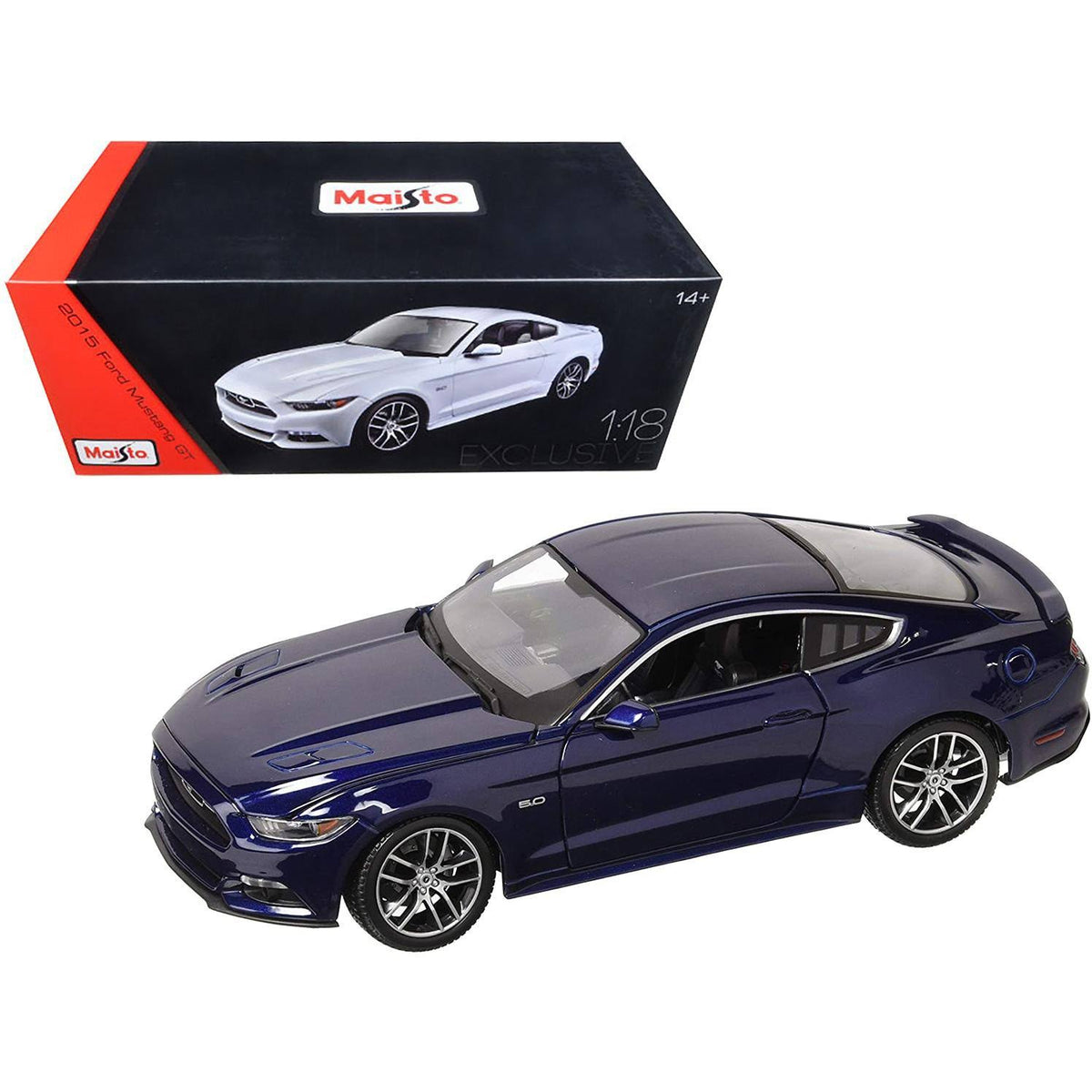 Dark Blue 1/18 Diecast Model Car Q836849