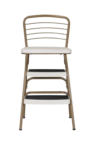 Teal Retro Chair with Step Stool Q907170