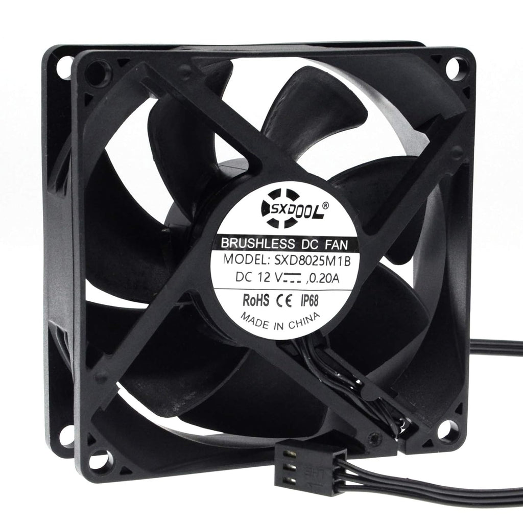 80mm DC 12V Waterproof Cooling Fan R8815