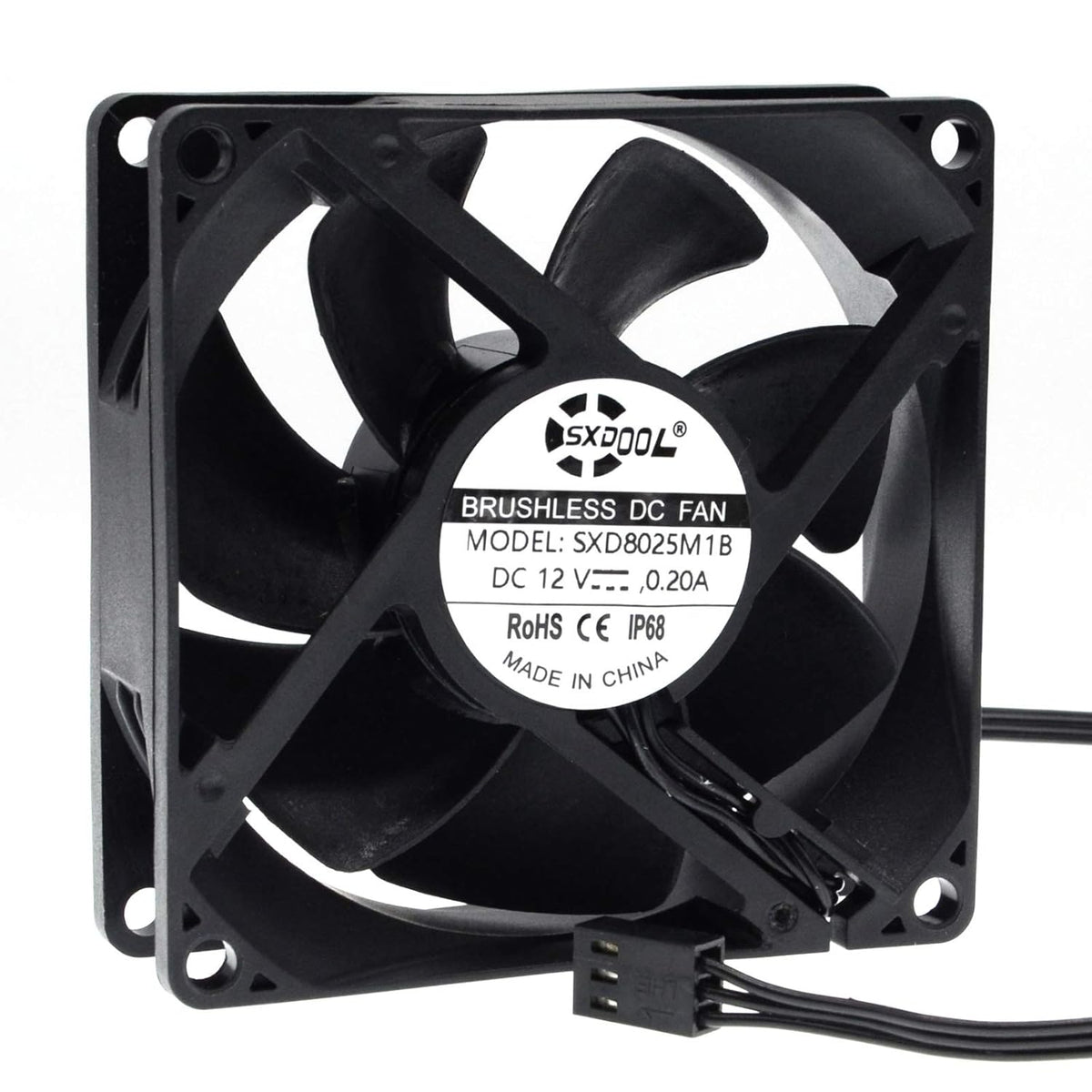 80mm DC 12V Waterproof Cooling Fan R8815