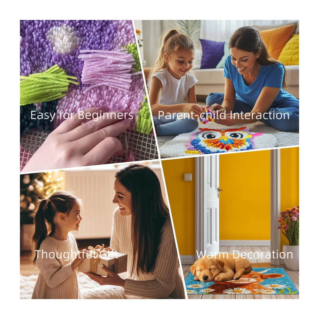 Latch Hook Rug Kit 52x38cm Y10512