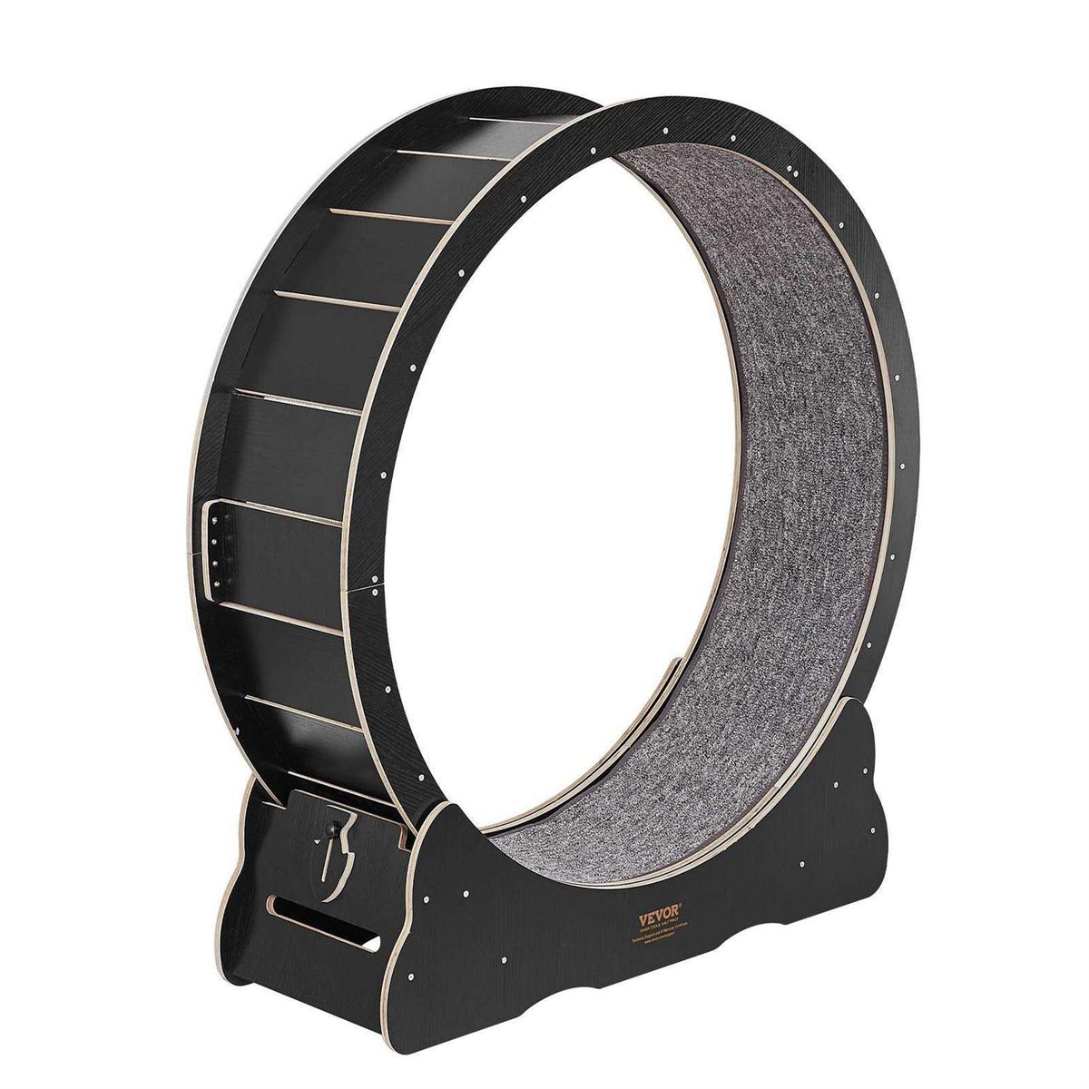 Large Cat Exercise Wheel with Detachable Carpet and Cat Teaser F8060