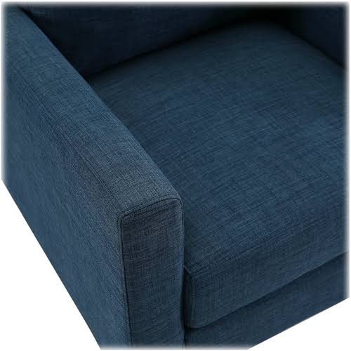 Navy Blue Linen Accent Chair K327