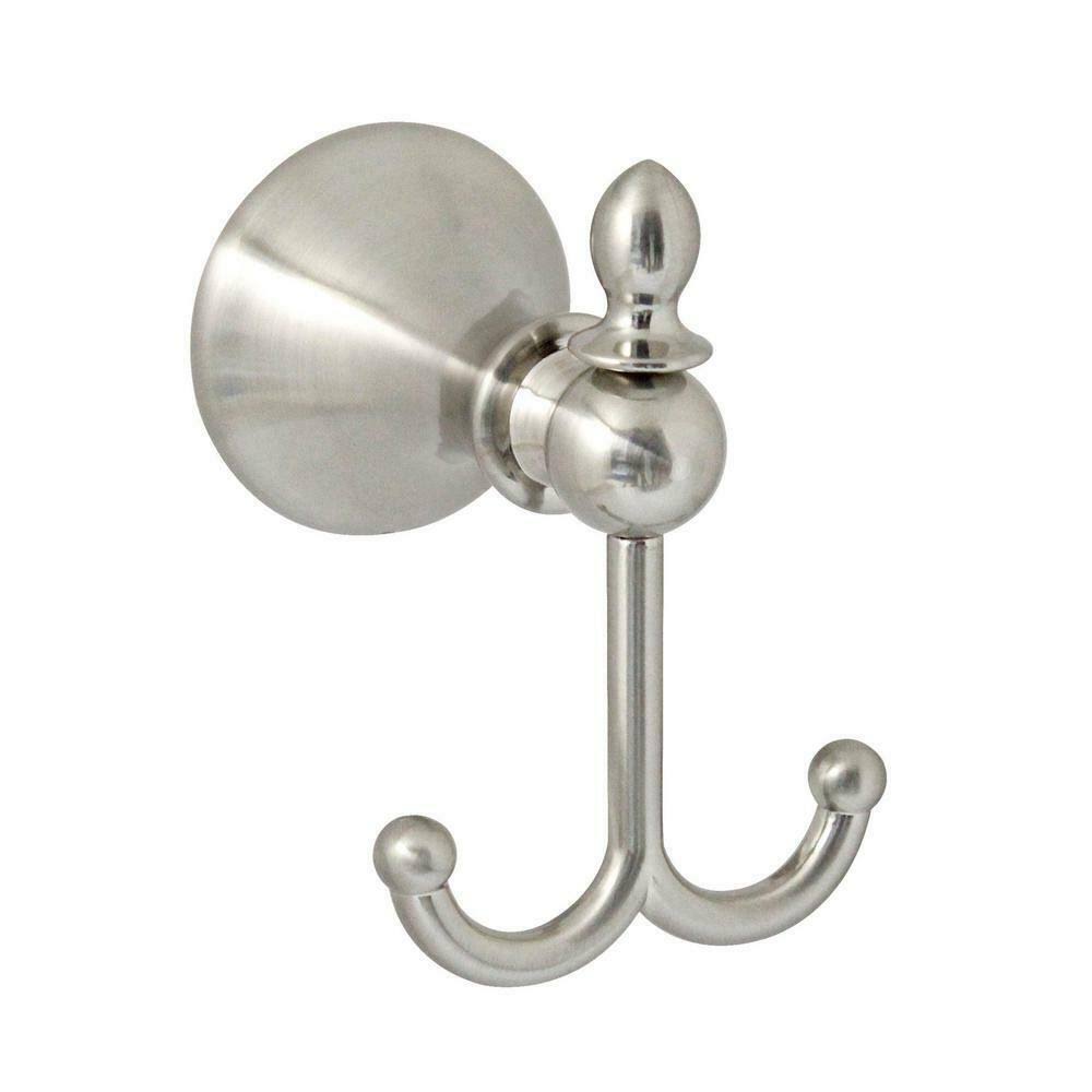 4-Piece Bathroom Accessories Set in Satin Nickel D38371