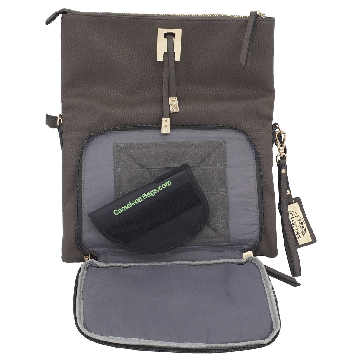 Smokey Brown Concealed Carry Purse B1877