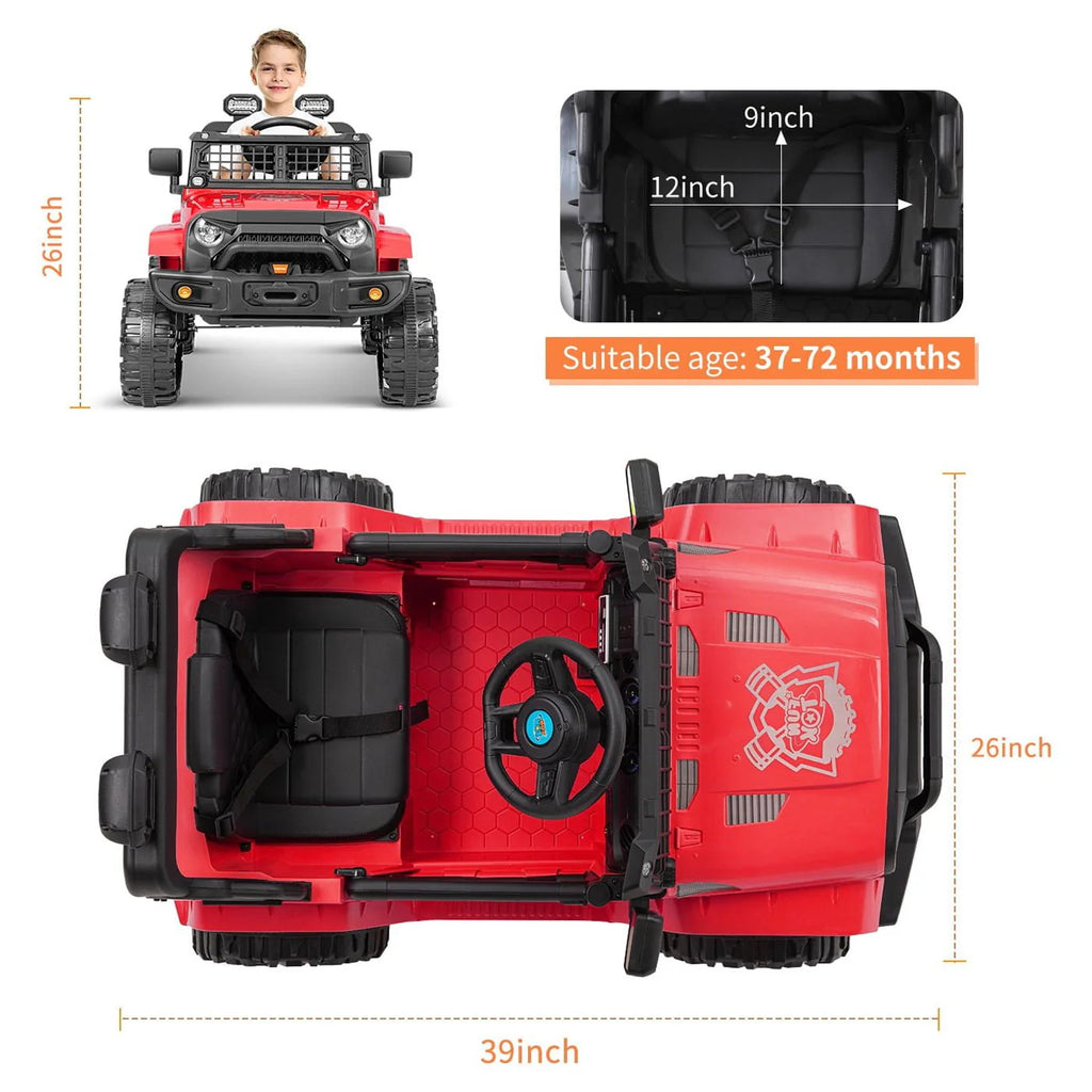12V Electric Ride on Toy Car with Remote Control K67313