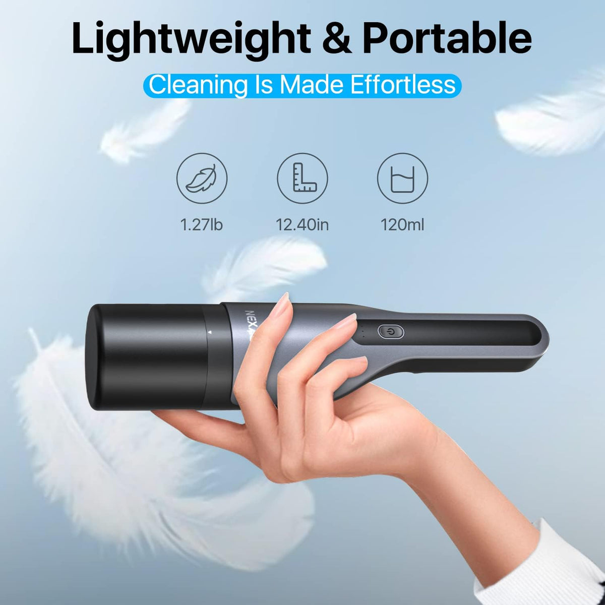 Portable Rechargeable Handheld Car Vacuum W307