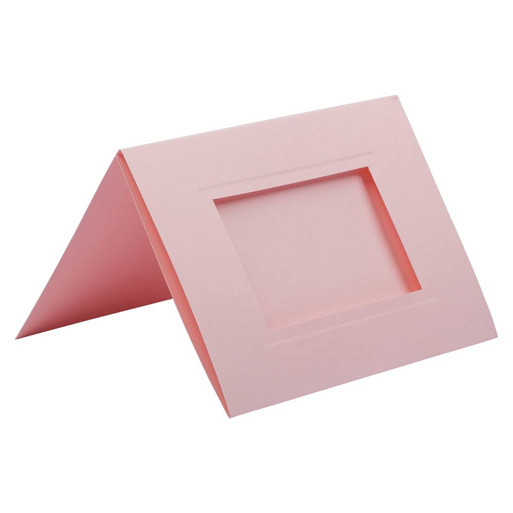 Baby Pink Foldover Cards 200 per Pack C1319