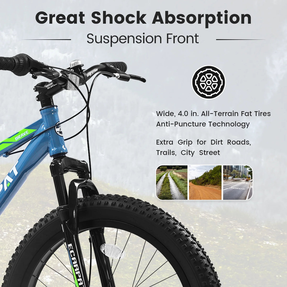 24 inch Fat Tire Mountain Bike F619787