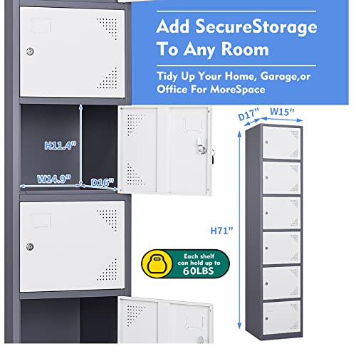 Metal 5 Door Steel Storage Locker D9155