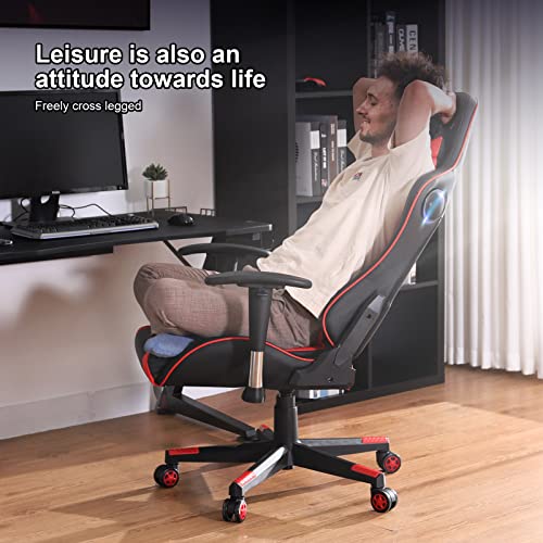 Black Ergonomic Gaming Chair with Speakers M84653