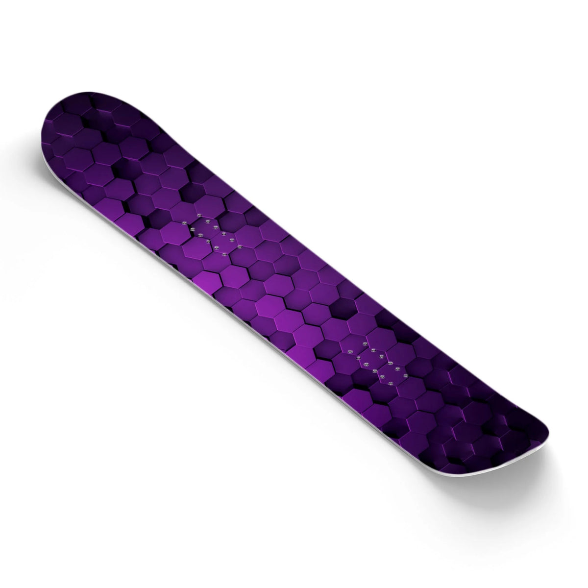 Purple Hex 3D Gradient Snowboard Wrap Sticker Skin Cover V212787