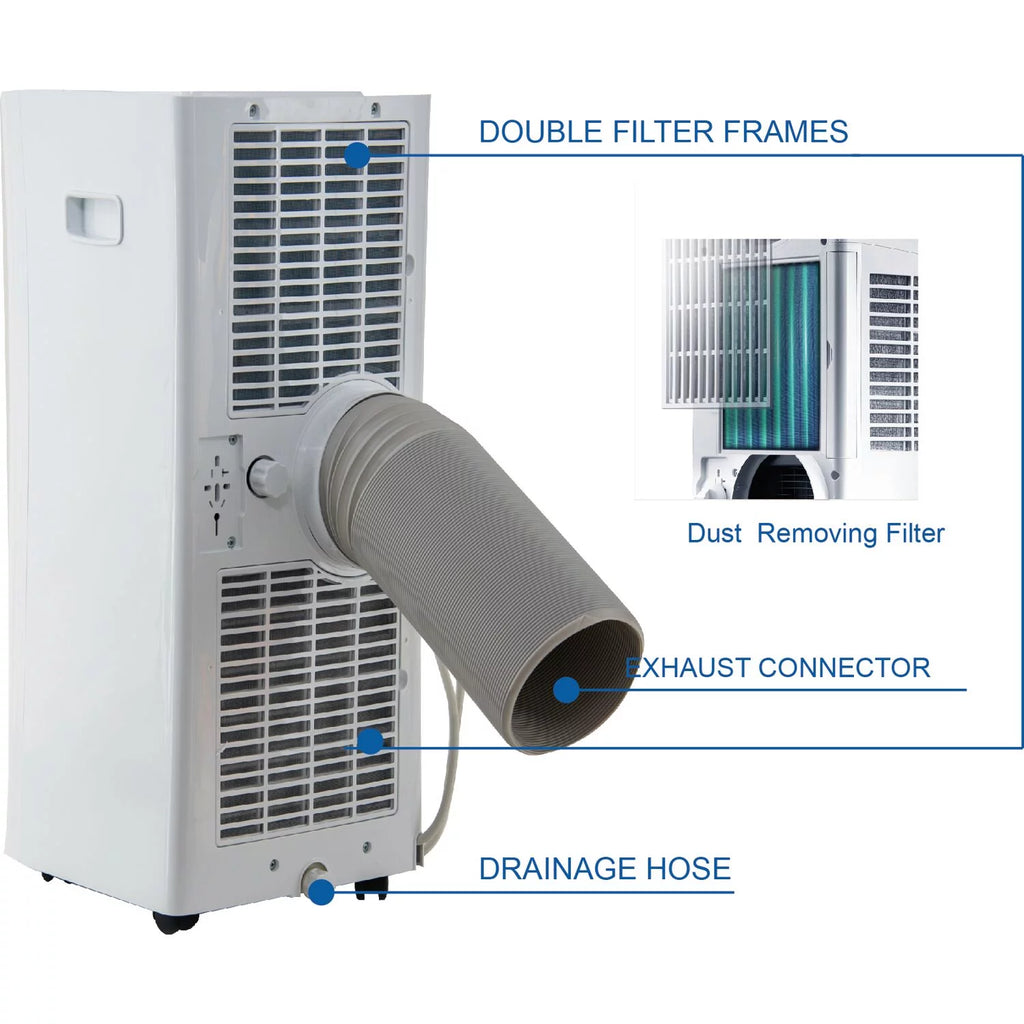 Portable Air Conditioner with Remote Control White N484044