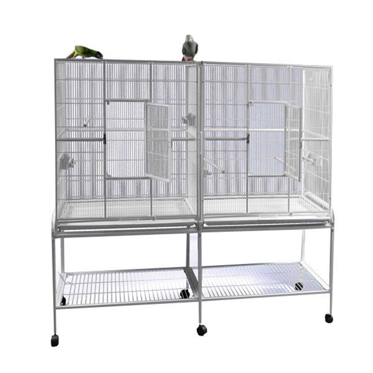 Double Flight Cage with Divider O4487