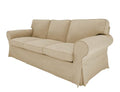 3 Seat Linen Sofa Cover K659