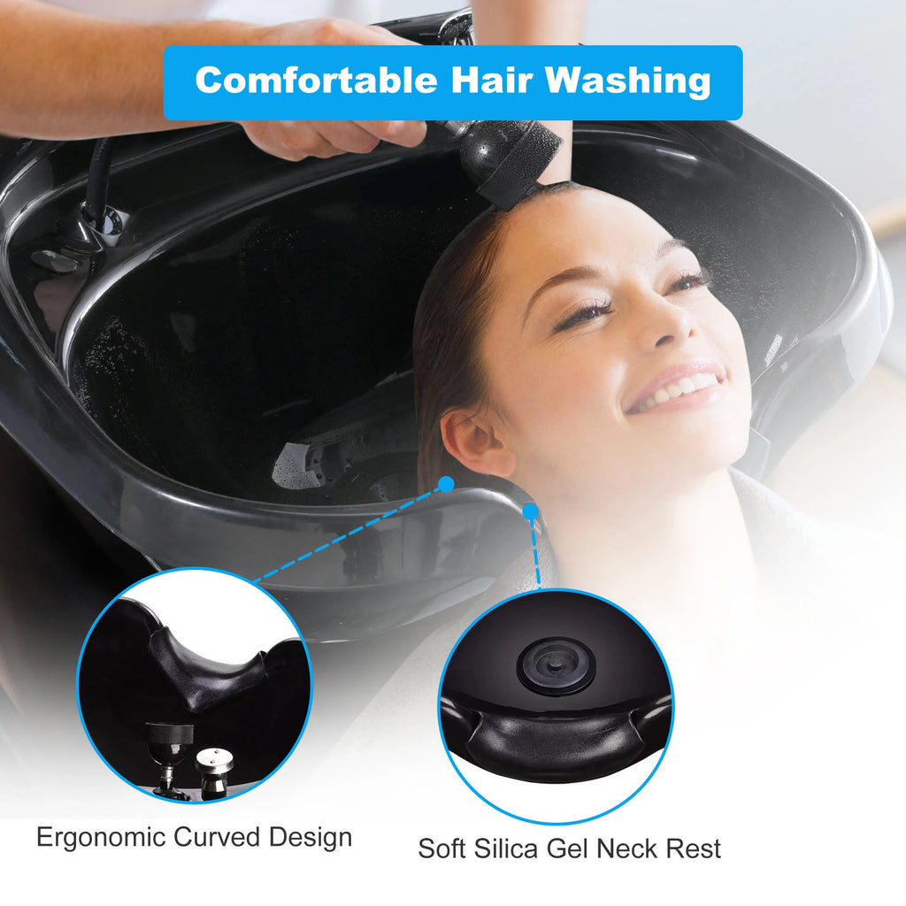 Shampoo Bowl with Vacuum Breaker and Neck Rest M4080