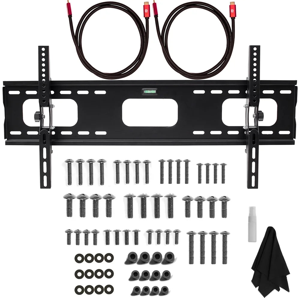 43 inch Crystal UHD 4K Smart TV Bundle with 60W 2.0 Channel Soundbar, TV Wall Mount Bracket and 6-Outlet Surge Adapter K38509