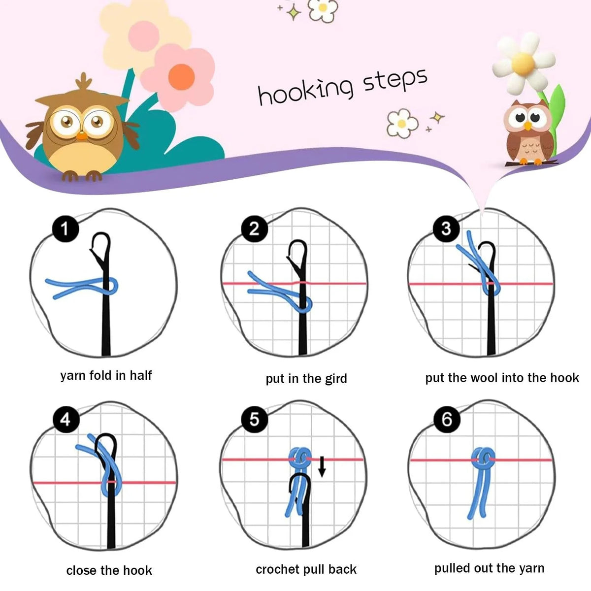 Latch Hook Rug Kit 52x38cm Y10512
