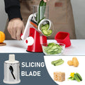 Manual Vegetable Slicer and Grater with 3 Interchangeable Blades P480298