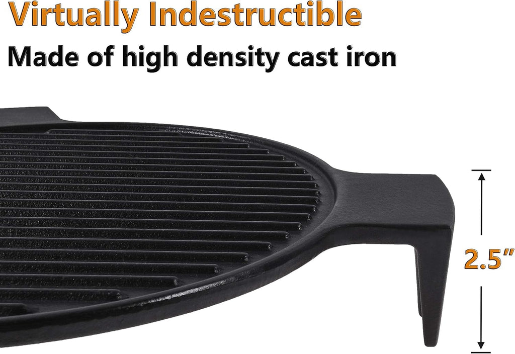Cast Iron Plate Setter for 18 Inches Kamado Grill, Pack of 2 N22583