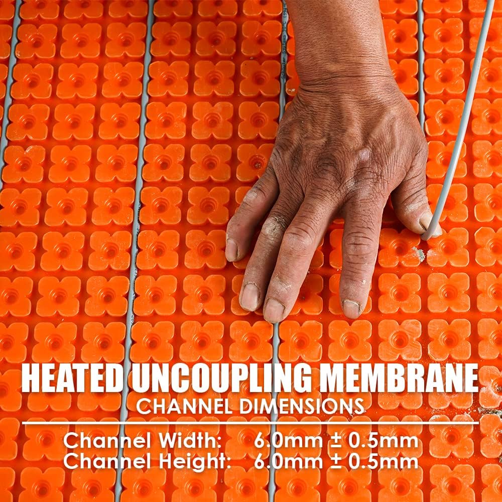 Heated Floor Uncoupling Membrane 54 SQFT M45895