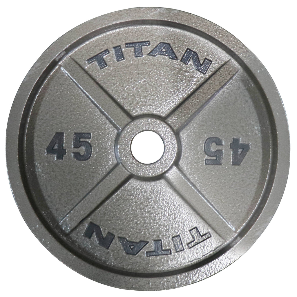 45 lb Cast Iron Olympic Weight Plates E321