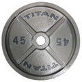 45 lb Cast Iron Olympic Weight Plates E321