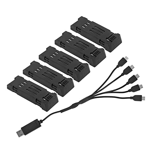 3.7V 1200mAH Lithium Battery with 5 in 1 Charger Cable C601