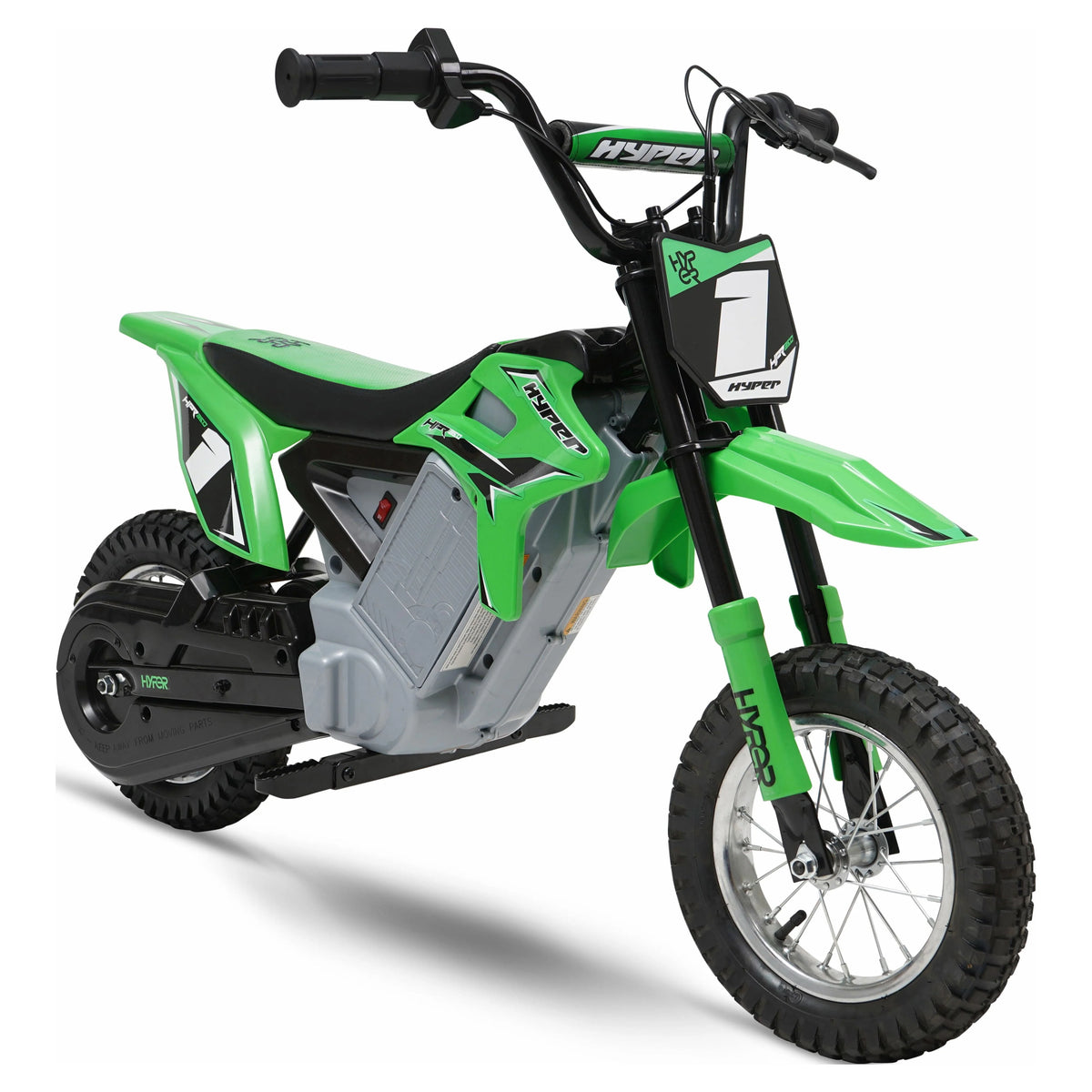 Green 24 Volt Electric Motorcycle S4015