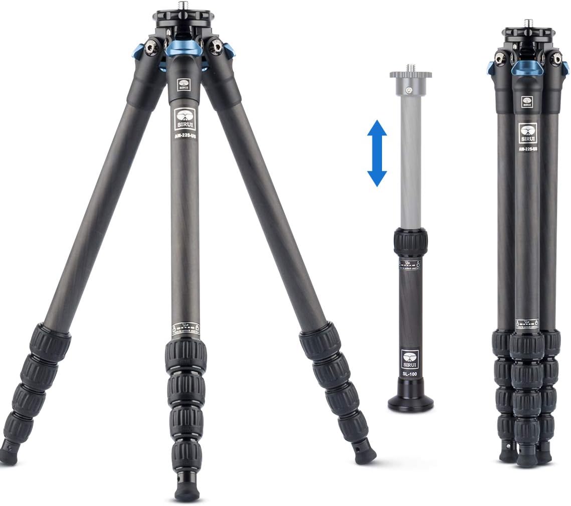 Carbon Fiber Tripod with Two-Section Center Column W4190
