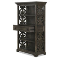 4 Shelf Bookcase in Weathered Peppercorn X613