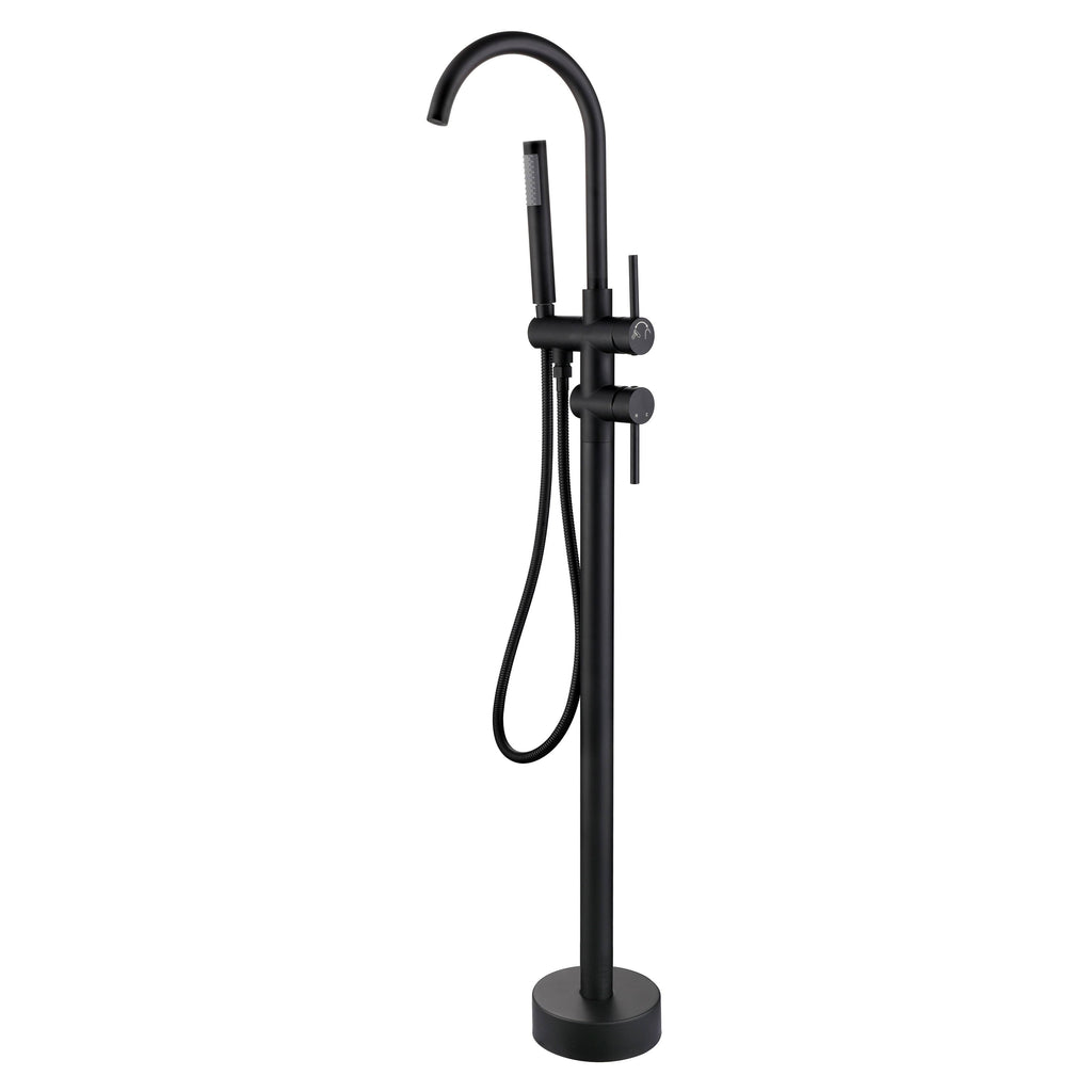 Bronze Floor Mounted Tub Filler A6046