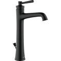 Matte Black Single-Hole Faucet with Pop-Up Drain E841616