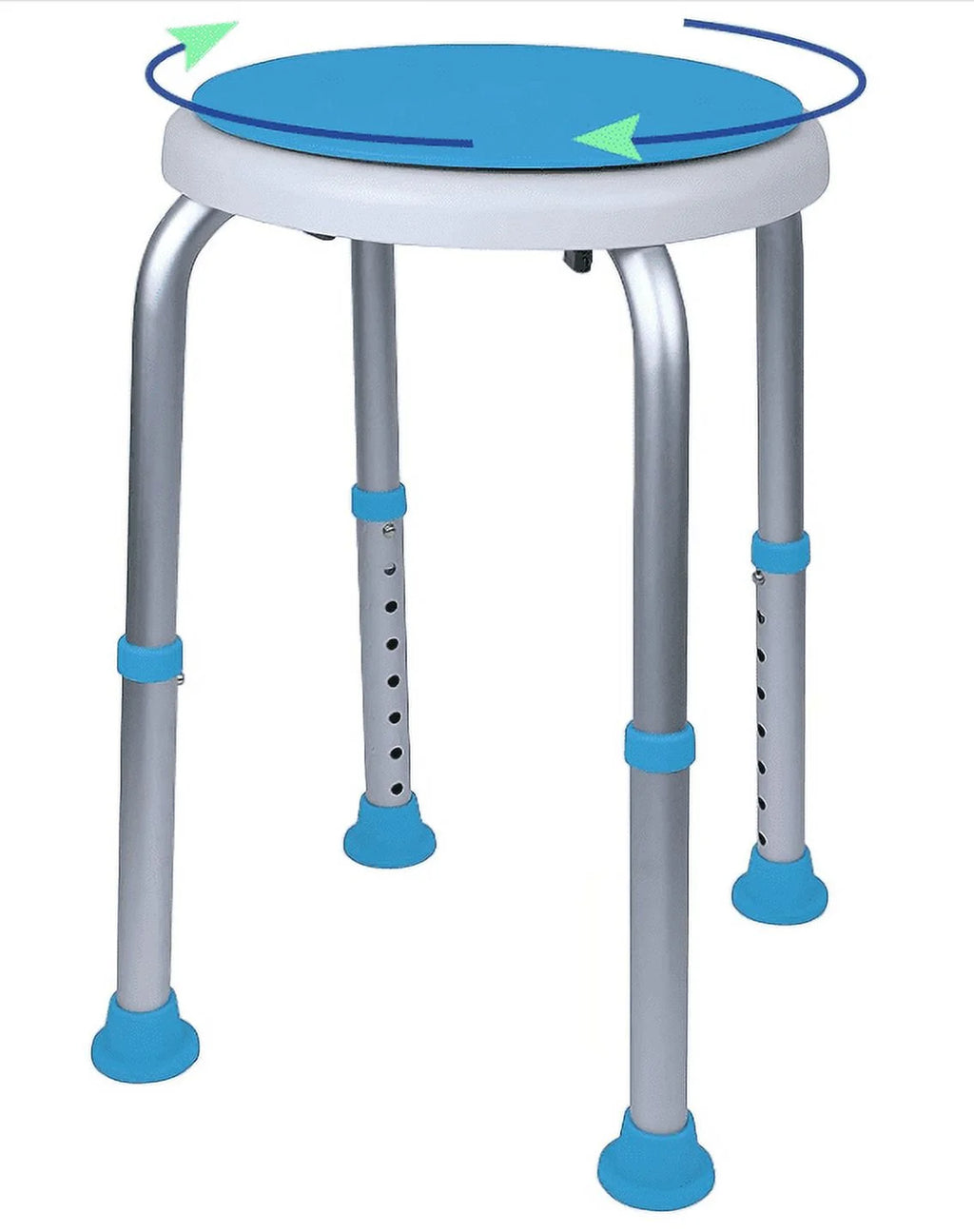 Swivel Bath and Shower Stool Chair with Padded Seat Y212