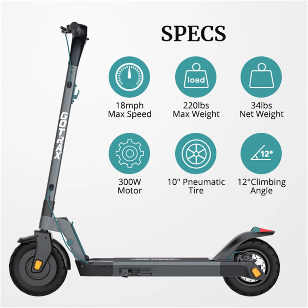 300W 10 Tires Foldable Electric Scooter Y180489